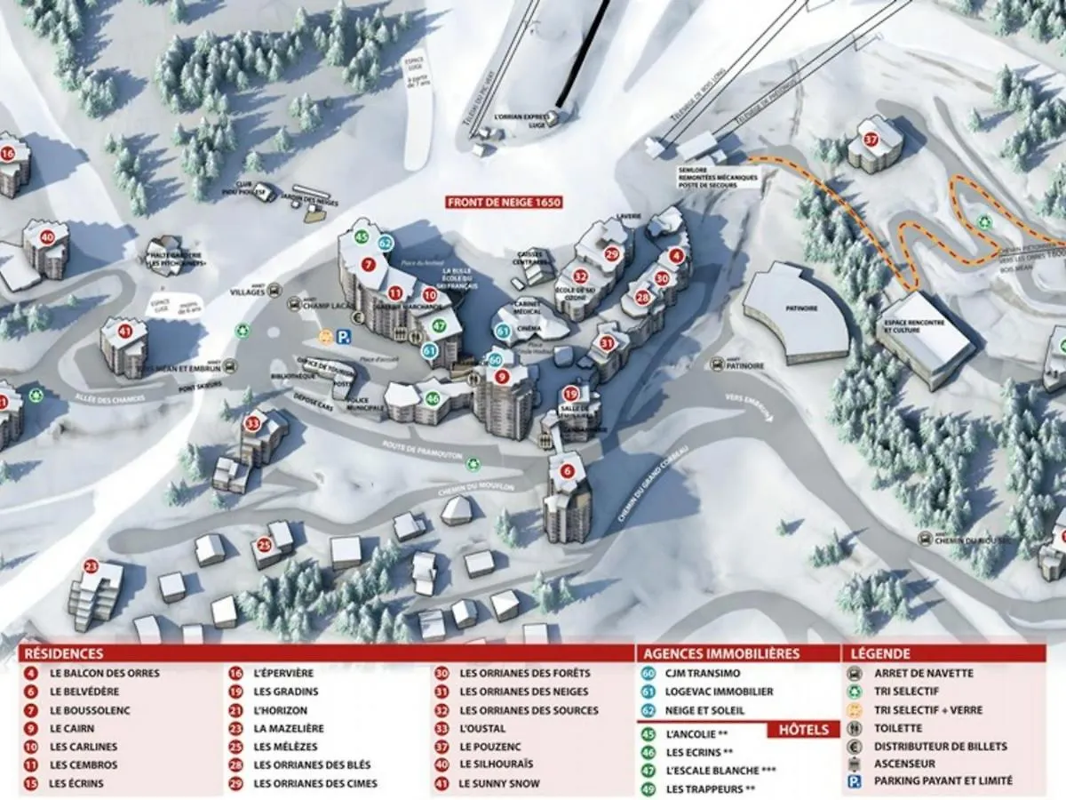 Appartement Ski-In/Ski-Out 6 Pers, Balcon, Proche Jardin D'Enfants - Fr-1-322-204 Les Orres Frankrike